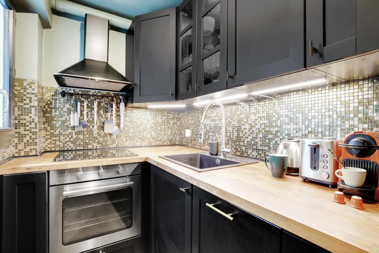 Chic Apartment -1Br-4P- Haut Marais - Republique Parigi Esterno foto